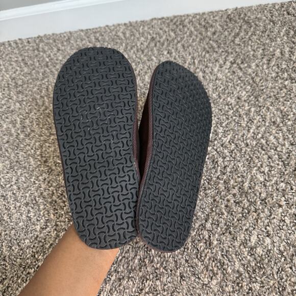 Florsheim Mule Slippers Men’s Size 9 Shearling Lined Brown Suede New - Picture 3 of 5